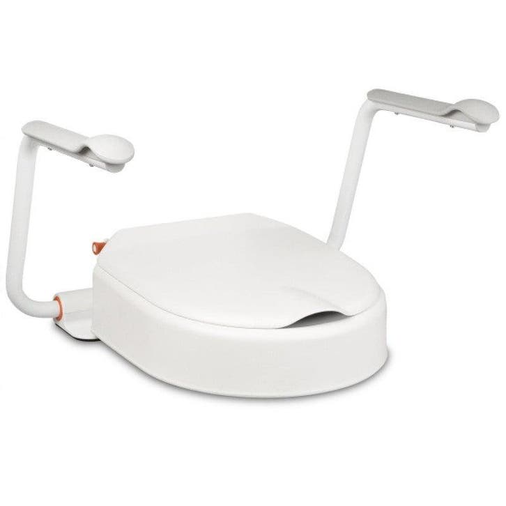Hi Loo toiletverhoger vast met armleuning, Diversen, Verpleegmiddelen, Nieuw, Ophalen of Verzenden