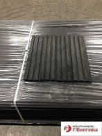 Rhombus triple profiel 28 X 130 mm | Zwart gecoat!, 25 tot 50 mm, Nieuw, Plank, 300 cm of meer