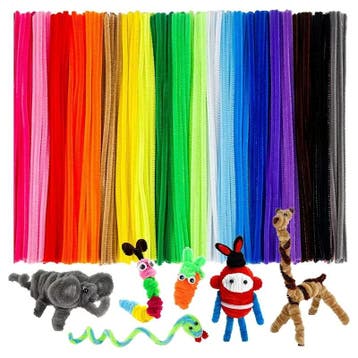 Gekleurde Pijpenragers - 20 Kleuren - Flexibel Chenilledraad, Verzenden, Nieuw