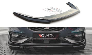 Voorspoiler V.4 Seat Leon FR MK4 Glans Zwart, Auto-onderdelen, Ophalen of Verzenden, Nieuw