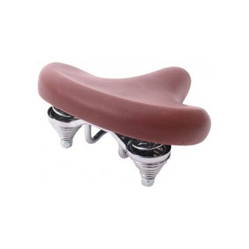 Bruin kinder zadel transportfiets 20-22-24-26 kinderzadel, Fietsen en Brommers, Fietsonderdelen, Verzenden, Nieuw, Budgetfietsonderdelen.nl