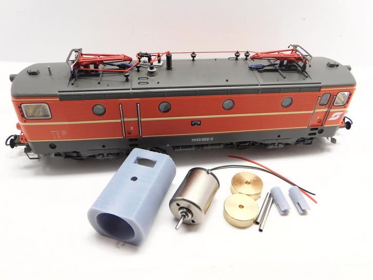 micromotor HR042C Roco H0 Hectorrail BR 143, RC2, RC3, u.a., Hobby en Vrije tijd, Modeltreinen | H0, Gelijkstroom, Overige typen