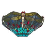 Tiffany wandlamp | zacht sfeerlicht van glas-in-lood, Huis en Inrichting, Lampen | Wandlampen, Verzenden, Nieuw, Glas, Tiffany - van klassiek tot art deco