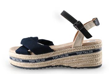 Tom Tailor Sandalen in maat 39 Blauw, Kleding | Dames, Schoenen, Zo goed als nieuw, Verzenden, Blauw, Sandalen of Muiltjes