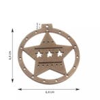 Ruhhy Houten kerstballen - Bruin/Beige - 10 stuks, Diversen, Ophalen of Verzenden, Nieuw