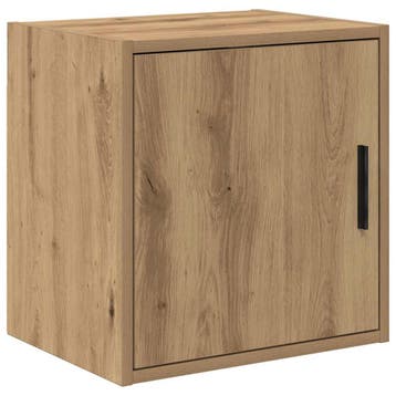 vidaXL Garage wandkast bewerkt hout ambachtelijk eiken, Verzenden, Nieuw