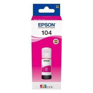 Epson 104 inktfles magenta (origineel), Verzenden, Nieuw, Cartridge, Epson