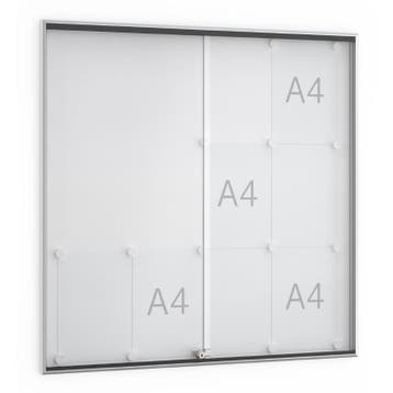Informatiekast Binnen Schuifdeur 12x A4 Basic, Nieuw in verpakking