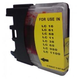 Huis-Merk  BROTHER LC-1100Y Geel 19ml 247Print, Verzenden, Nieuw, Brother