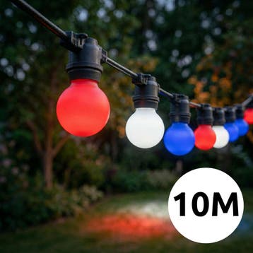 Rood wit blauwe prikkabel | 10 meter, Nieuw, Ophalen of Verzenden, Netvoeding, Hanglamp