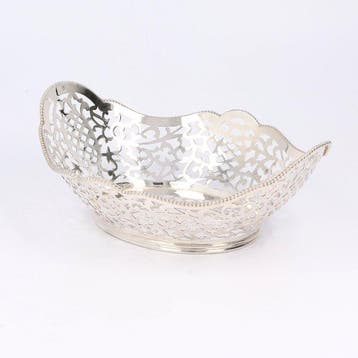 D.J. Aubert. Soezenmand. - Bonbon mand - .835 zilver