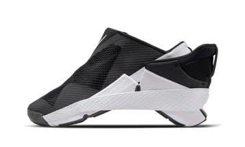 Nike Go FlyEase Black White (Womens), Nieuw