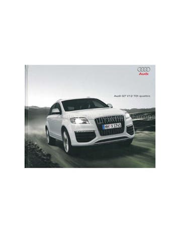 2008 AUDI Q7 HARDCOVER BROCHURE FRANS, Nieuw, Audi, Author