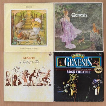Genesis - 4 great records from Genesis - Diverse titels - LP, Nieuw in verpakking