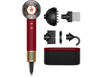 Dyson Supersonic Nural Curly+Coily - Föhn - Red Velvet/Goud, Witgoed en Apparatuur, Verzenden, Zo goed als nieuw