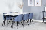 Eetkamerstoel - Meike - Blauw  - Jörn, Huis en Inrichting, Stoelen, Verzenden, Nieuw