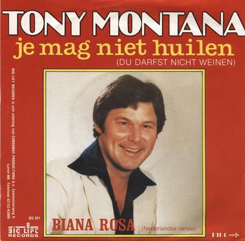 vinyl single 7 inch - Tony Montana - Je Mag Niet Huilen, Verzenden, Zo goed als nieuw, 7 inch, Pop