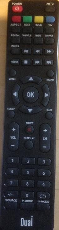 Afstandsbediening Dual dl-tql32r1-002, Audio, Tv en Foto, Afstandsbedieningen, Ophalen of Verzenden, Nieuw, Origineel