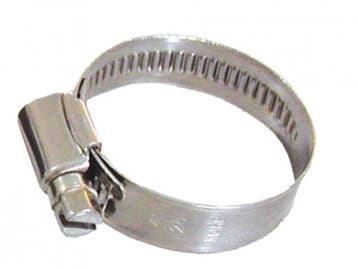 RVS slangklem (2st) tbv 32mm gewapende slang (Pvc materiaal), Tuin en Terras, Verzenden, Nieuw, Overige typen