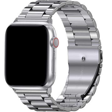 Apple Watch bandje Rivaro - staal - zilver - zilver / 38 ·, Verzenden, Nieuw