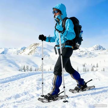 vidaXL 3 in 1 sneeuwschoenen met wandelschoenen Zilver en, Verzenden, Nieuw