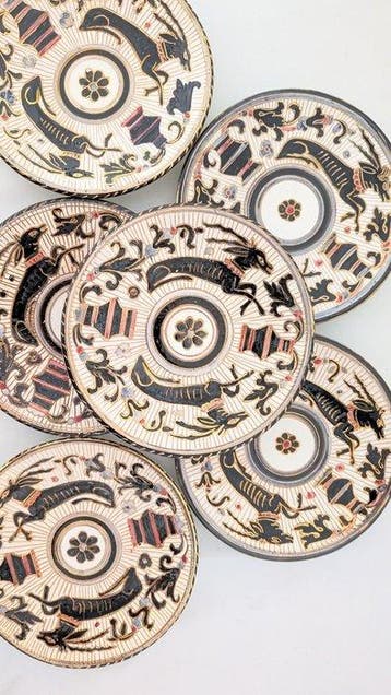 Ars Deruta - Tafelservies (6) - Keramiek - broodbordje