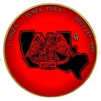 Mexico. 1 Onza 2023 1 oz Mexican Libertad Aztlán Flag 24k