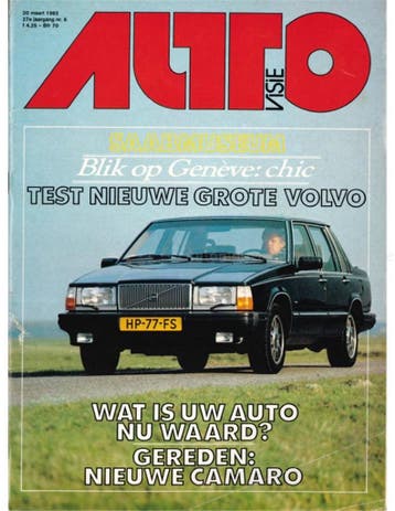 1982 AUTOVISIE MAGAZINE 06 NEDERLANDS, Nieuw, Author