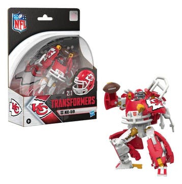 Transformers x NFL Action Figure Kansas City Chiefs: KC-5..., Ophalen of Verzenden, Nieuw