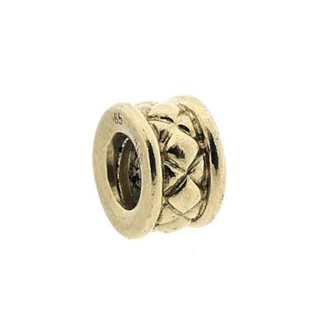 Pandora spacer; Goud; Criss Cross Charm (Hanger of bedel), Ophalen of Verzenden, Gebruikt, Goud, Overige merken