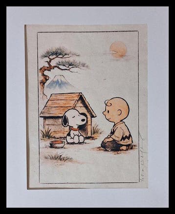 Emma Wildfang - Snoopy and Charlie Brown - Series Zen with, Nieuw in verpakking