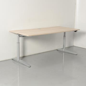 Werndl bureau, eiken blad, 180 x 80 cm, hoogte instelbaar, Ophalen of Verzenden, Nieuw