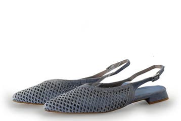 Stefanolauran Slingbacks in maat 38 Blauw, Zo goed als nieuw, Stefanolauran, Verzenden, Blauw