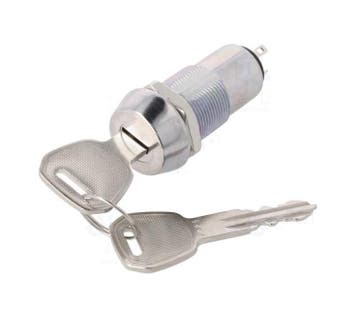 Sleutel schakelaar - Ø19mm / 50mm - Unieke sleutels - ON-ON, Ophalen of Verzenden, Nieuw, Schakelaar