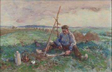 Willem Hendrik van der Nat (1864–1929) - Farmer on his land