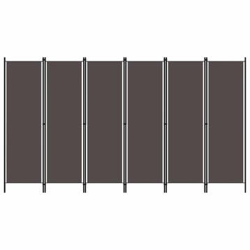 vidaXL Kamerscherm met 6 panelen 300x180 cm antraciet, Verzenden, Nieuw