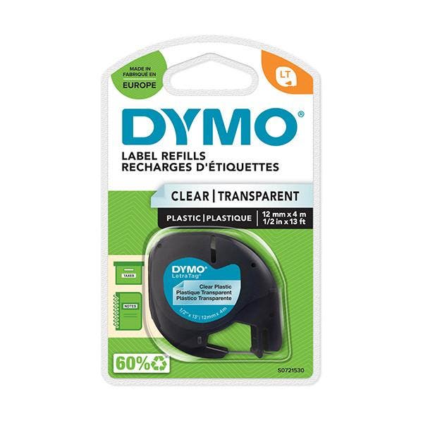 Dymo S0721530 / 12267 plastic tape transparant 12 mm, Computers en Software, Printerbenodigdheden, Printertape, Nieuw, Verzenden