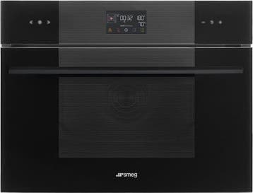 Smeg Linea SO4102S3B3 oven 41 l 3000 W Zwart, Verzenden, Nieuw