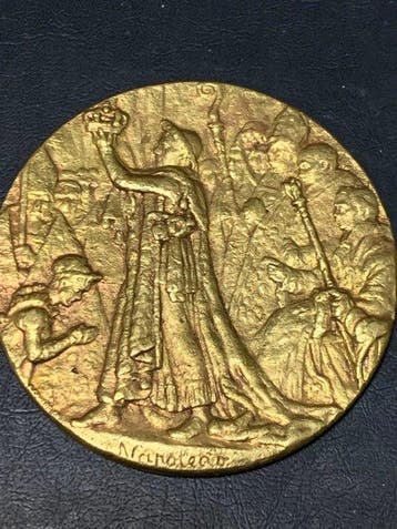 Beeldje - Bronze (verguld afwerking)