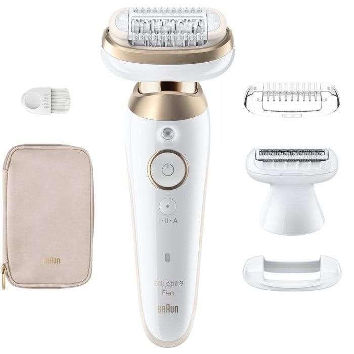 Elektrische epilator - BRAUN - Silk-épil 9 Flex - Gemakke.., Witgoed en Apparatuur, Persoonlijke-verzorgingsapparatuur, Overige typen