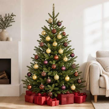 vidaXL Kerstballen set 75 st Bruin en goud 6 cm Polystyreen, Verzenden, Nieuw