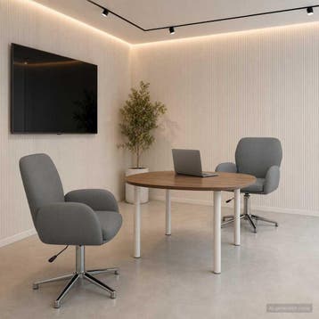 vidaXL Draaiende Bureaustoelen 2 st 54 x 58 x 90 cm, Verzenden, Nieuw