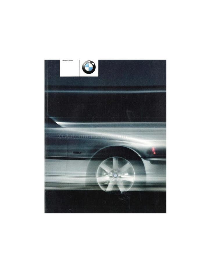 2000 BMW PROGRAMMA BROCHURE FRANS, Boeken, Auto's | Folders en Tijdschriften, BMW