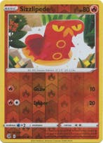 Sizzlipede 046/264 reverse holo  (Fusion Strike), Ophalen of Verzenden, Nieuw, Losse kaart, Foil