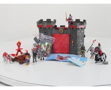 Playmobil 4440 Kasteel Meeneemset met Ridders & Uitbreidi..., Ophalen of Verzenden, Gebruikt