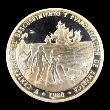 Dominicaanse Republiek. Silver Proof .999 5 Oz. - 100 Pesos