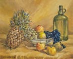 L. vd Beek (XX) - Stilleven met Fruit, Antiek en Kunst