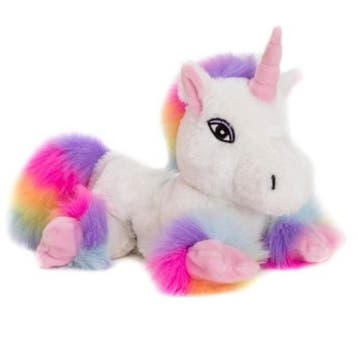 Habibi warmte- en koelknuffel eenhoorn - pluche - 18 cm, Verzenden, Nieuw