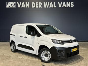 Citroën Berlingo 1.5 BlueHDi 102pk L1H1 Euro6 Airco | 3-Zits, Stof, Gebruikt, Citroën, Wit
