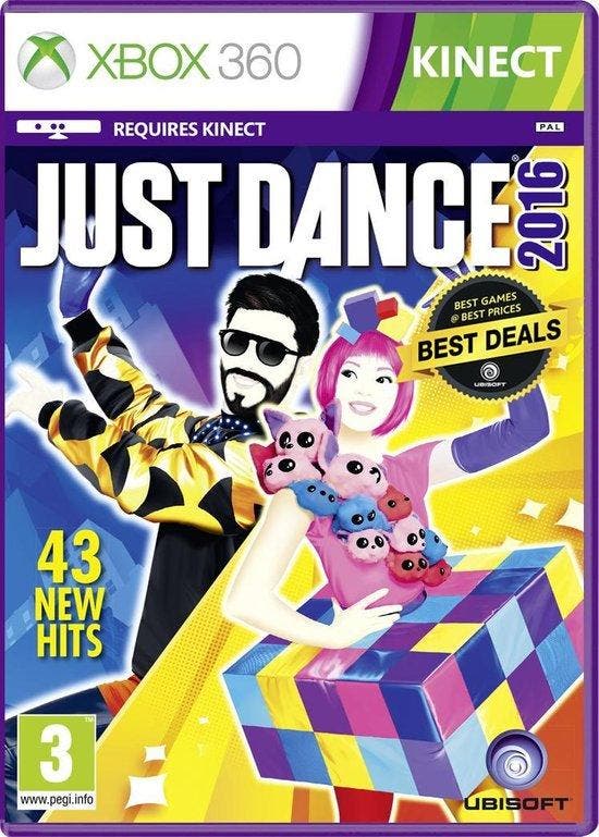 Xbox 360 Just Dance 2016, Spelcomputers en Games, Games | Xbox 360, Zo goed als nieuw, Verzenden